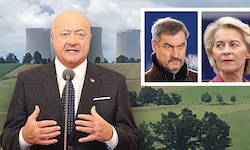 Während Söder und von der Leyen ihre Positionen zur Atomkraft relativieren, bleibt Stocker ...