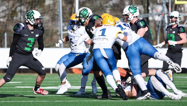 Die Giants aus Graz (in Weiß) nehmen einen neuen Anlauf auf den ersten Titel seit 2008.