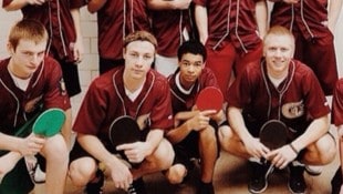 zVg/Swaney Nick Swaney spielte in der High School auch im Tischtennis große Turniere, entschied sich aber ...