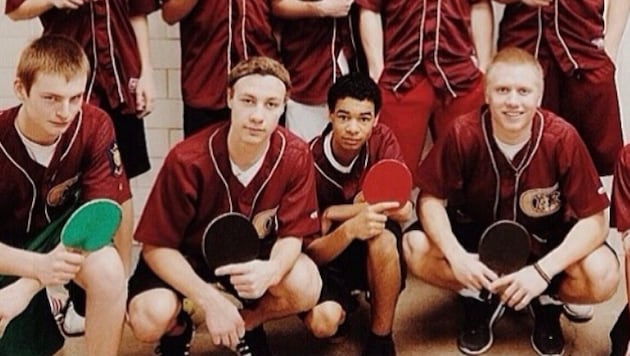 Nick Swaney spielte in der High School auch im Tischtennis große Turniere, entschied sich aber ...