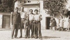 Bricha-Führer im Durchgangslager Gnadenwald, einem Zwischenstopp am Weg nach Italien.