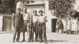 Bricha-Führer im Durchgangslager Gnadenwald, einem Zwischenstopp am Weg nach Italien.