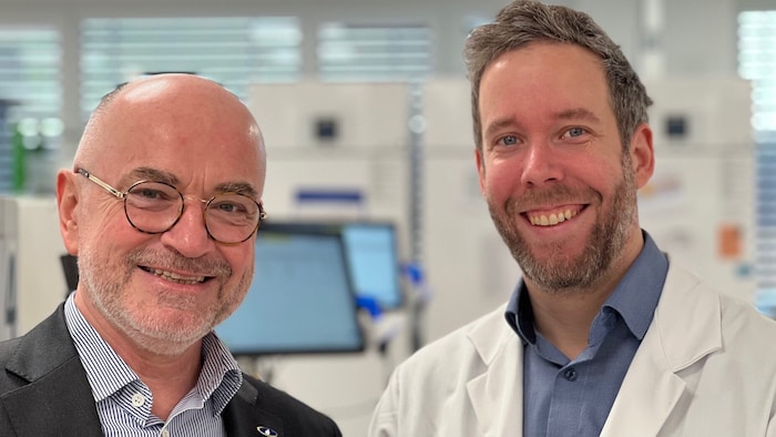 Gerald Gröstenberger (li.) und DDr. Martin Keppl, ein gebürtiger Steirer, analysieren nicht nur ...