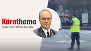 Derzeit regeln „Securities“ vor der Unterführung den Verkehr.