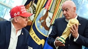 US-Präsident Donald Trump nannte FIFA-Präsident Gianni Infantino den „King of Soccer“.