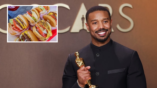 Jordan hatte nach seinem Erfolg bei den Oscars wohl richtig Hunger.