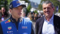 Ex-Teamchef Günther Steiner (re.) hat sich über Max Verstappen geäußert.