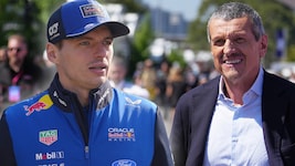 Ex-Teamchef Günther Steiner (re.) hat sich über Max Verstappen geäußert.