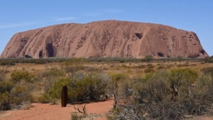 Der Uluru (vormals „Ayers Rock“) auf einer Archivaufnahme