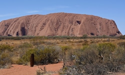 Der Uluru (vormals „Ayers Rock“) auf einer Archivaufnahme