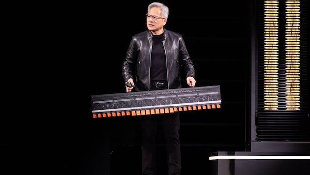 Nvidia-Chef Jensen Huang – sein Markenzeichen ist die Lederjacke.