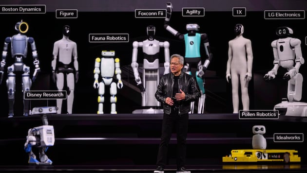 Nvidia-Chef Jensen Huang auf der hauseigenen Entwicklerkonferenz