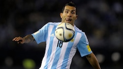 Carlos Tevez war einst im Sturm der argentinischen Fußball-Nationalmannschaft gesetzt. 
