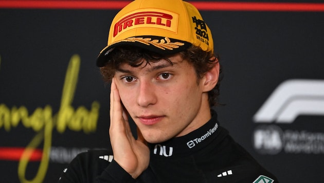 Andrea Kimi Antonelli hat in China zuletzt seinen ersten Sieg in der Formel 1 gefeiert.