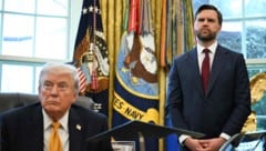 Von links: US-Präsident Donald Trump und Vizepräsident JD Vance