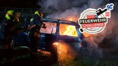 Wenn es brennt, sind sie da: Die Kameraden der Freiwilligen Feuerwehr Marchegg sandten dieses ...