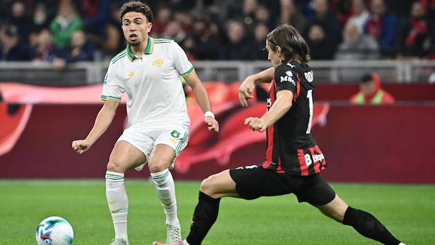 Neil El Aynaoui (links) hier im sportlichen Zweikampf gegen Milan-Star Luka Modric.