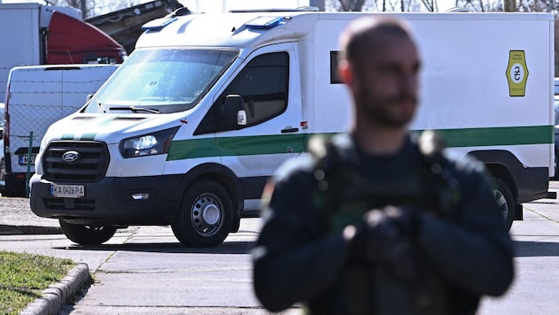 Die beschlagnahmten Geldtransporter sind bereits wieder zurück in der Ukraine – ohne Inhalt.