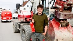 Noah Seidl war zufällig vor Ort und half aus. 