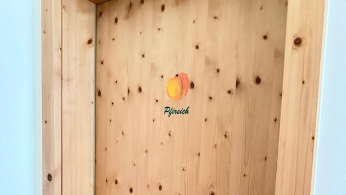 In diesem Zimmer wurde der Verdächtige festgenommen.