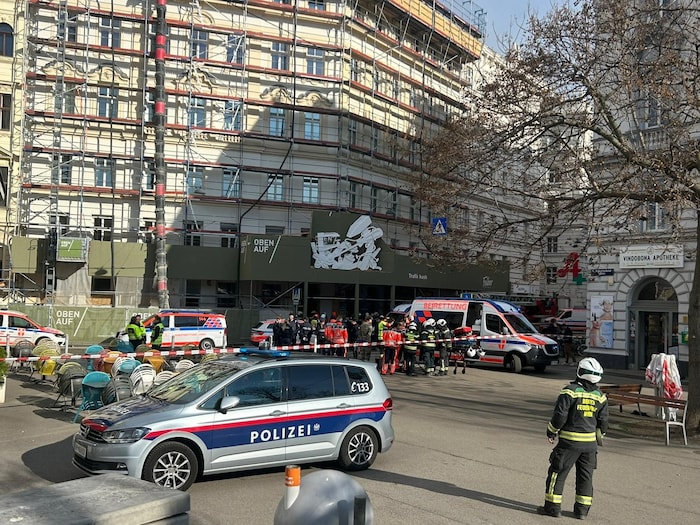 Shock on Tuesday: Workers were buried at a construction site in Alsergrund.