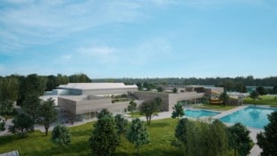 Am 1. Juli soll in der neuen Badearena in Krems das erste Mal geplanscht werden können – doch ...