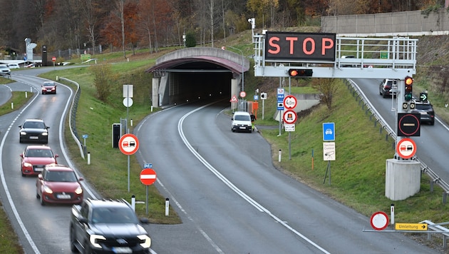 Sechs Millionen Fahrzeuge benützen jedes Jahr den Schmittentunnel in Zell am See