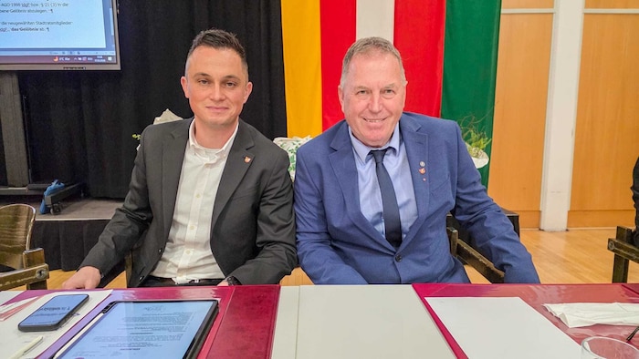 Thomas Laussegger und Josef Schummi (o.) werden Vize.