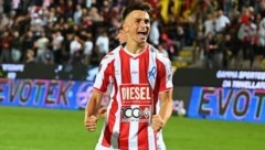 David Stückler traf vor 12.000 Fans in der Serie C entscheidend.