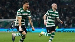 Ausgelassener Jubel bei den Sporting-Kickern, denn sie haben gegen Bodö/Glimt noch die Wende ...