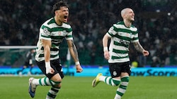 Ausgelassener Jubel bei den Sporting-Kickern, denn sie haben gegen Bodö/Glimt noch die Wende ...