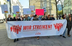 Zweimal streikte im Zuge der Kollektivvertragsverhandlungen ein Teil der 10.000 nichtärztlichen ...