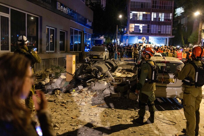 Heftige Schäden in Ramat Gan nach dem israelischen Angriff