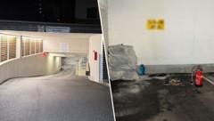In der Tiefgarage eines Mehrparteienhauses kam es zur versuchten Brandstiftung.