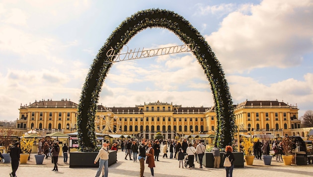 Der Oster- und Frühlingsmarkt in Schönbrunn