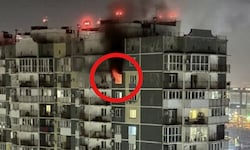 Die markierte Wohnung brannte lichterloh. „Ein Albtraum“, schrieb der Telegramkanal „Astra“.