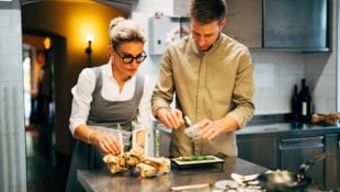 Auch Anja Moritz und Roman Pichler vom Restaurant Moritz starten mit dem Event in den ...