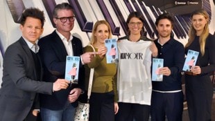 Ab Donnerstag wird aufgespielt. Daniel Pipal, Franz Ahm, Marilyn Kollmann, Ines Hrassnig, Gregor ...