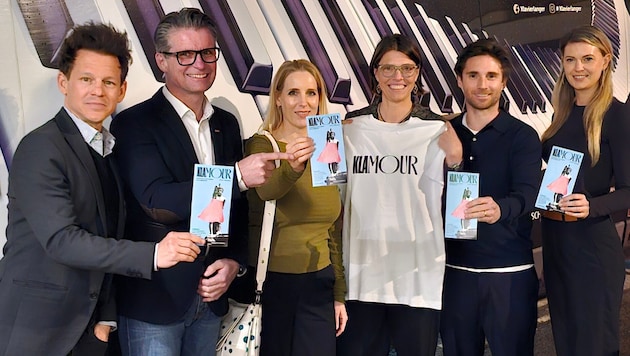 Ab Donnerstag wird aufgespielt. Daniel Pipal, Franz Ahm, Marilyn Kollmann, Ines Hrassnig, Gregor ...