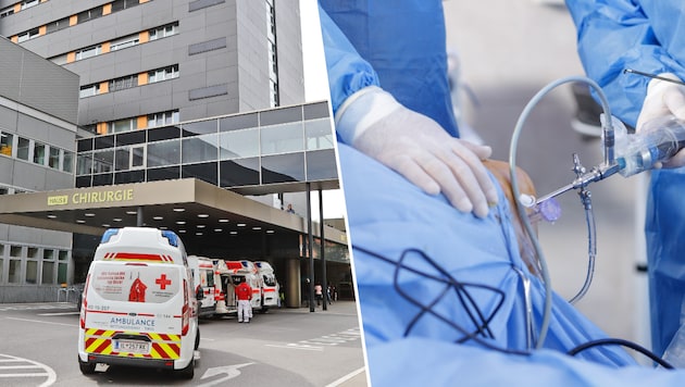 The incident occurred at the Innsbruck clinic in February.