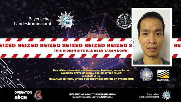 Lock screen instead of child abuse: A global manhunt is underway for the Chinese ringleader.