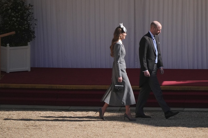 Prinzessin Kate und Prinz William beim Empfang auf Schloss Windsor