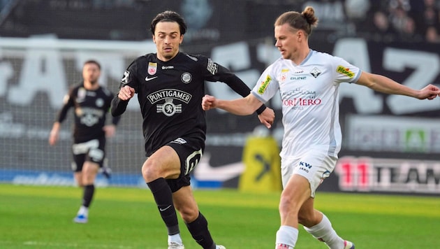 Albert Vallci spielte sich bei Sturm auf Anhieb in die Stammformation.