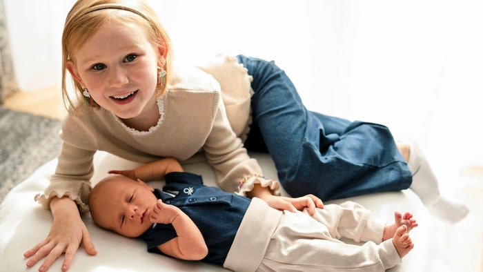 Ella with baby Luca from Feldbach