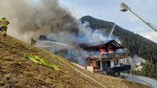 Im Ortsteil Gleiming in Schladming brach am Mittwochnachmittag ein Gebäudebrand aus.