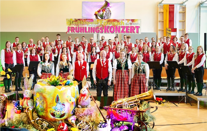 Auch heuer spielt die Stadtkapelle Friesach natürlich ein Frühlingskonzert: am Samstag, 28. ...