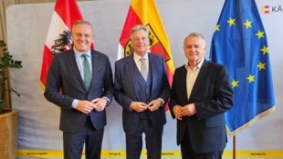 Kunasek, Kaiser, Niessl: Zwei Landeschefs und ein „Ex“.