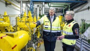 Über die Gasdruckregelstation Ampass wird der Großteil der Versorgung von der Landeshauptstadt ...