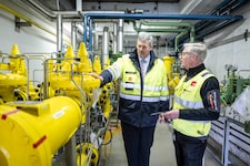 Über die Gasdruckregelstation Ampass wird der Großteil der Versorgung von der Landeshauptstadt ...
