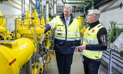 Über die Gasdruckregelstation Ampass wird der Großteil der Versorgung von der Landeshauptstadt ...